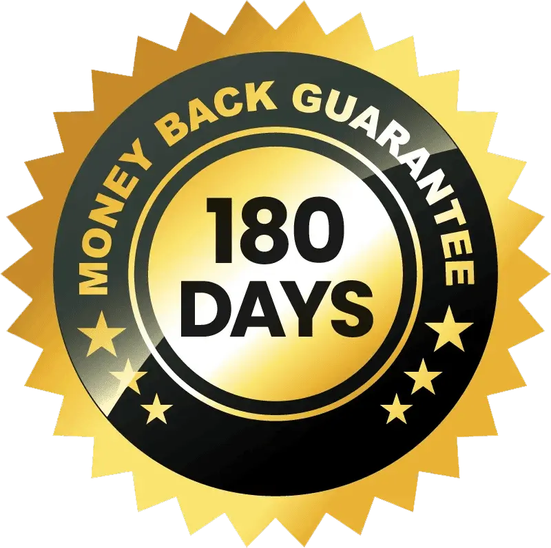 180 days Guarantee